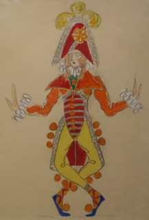 Costume design for Pyotr Tchaikovsky's ballet 'The Nutcracker.' Konstantin Alekseevich Korovin (1861-1939). 1910s.