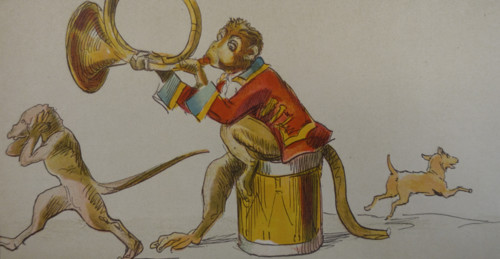 Illustration from Children's Stories to Grandfather's Pictures. Drawings by Prince Grigory Grigoryevich Gagarin (1810-1893). 1905.