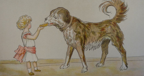 Illustration from Children's Stories to Grandfather's Pictures. Drawings by Prince Grigory Grigoryevich Gagarin (1810-1893). 1905.