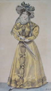 Illustration from the 'Ladies' Journal'. 1826.