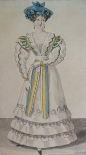 Illustration from the 'Ladies' Journal'. 1826.