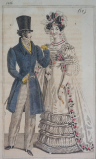 Illustration from the 'Ladies' Journal'. 1824.