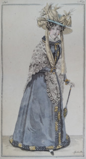 Illustration from the 'Ladies' Journal'. 1826.