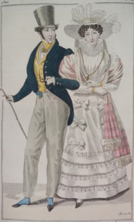 Illustration from the 'Ladies' Journal'. 1826.