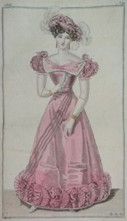 Illustration from the 'Ladies' Journal'. 1826.