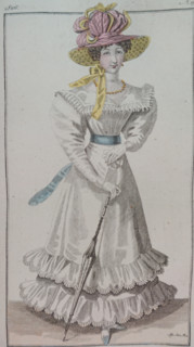 Illustration from the 'Ladies' Journal'. 1826.