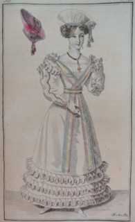 Illustration from the 'Ladies' Journal'. 1826.