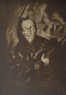 Portrait of opera singer Feodor Chaliapin (1873-1938). 1890s.
