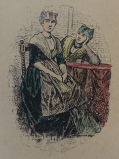 Illustration from the book The Silver Skates. Drawings by Theophile Schuler (1821-1878). 1870.