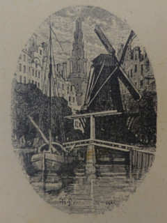 Illustration from the book The Silver Skates. Drawings by Theophile Schuler (1821-1878). 1870.