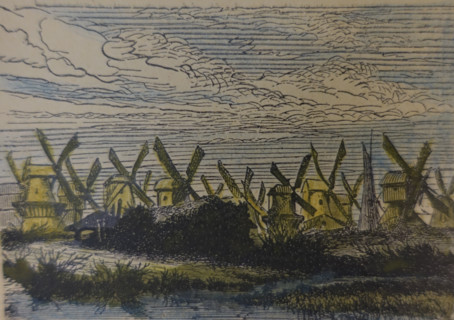 Illustration from the book The Silver Skates. Drawings by Theophile Schuler (1821-1878). 1870.