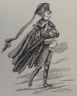 Illustration from the book 'The Silver Skates'. Drawing by Samuil Goldman (1876-1931). 1920s.