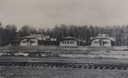 General view of the Food Supply Point at Serebryany Bor Station. 1908.