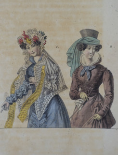 Illustration from the 'Ladies' Journal'. 1824.