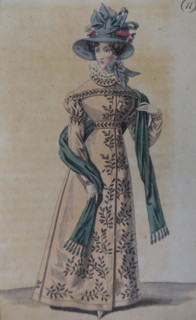 Illustration from the 'Ladies' Journal'. 1824.