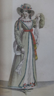 Illustration from the 'Ladies' Journal'. 1823.