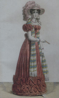 Illustration from the 'Ladies' Journal'. 1823.