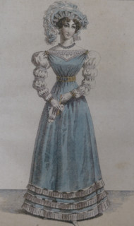 Illustration from the 'Ladies' Journal'. 1823.