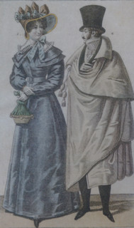 Illustration from the 'Ladies' Journal'. 1823.
