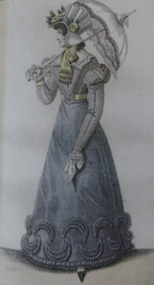 Illustration from the 'Ladies' Journal'. 1823.