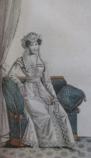Illustration from the 'Ladies' Journal'. 1823.