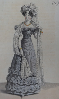 Illustration from the 'Ladies' Journal'. 1824.