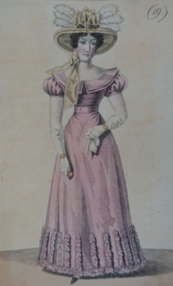 Illustration from the 'Ladies' Journal'. 1824.