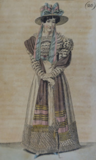 Illustration from the 'Ladies' Journal'. 1824.