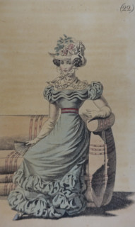 Illustration from the 'Ladies' Journal'. 1824.