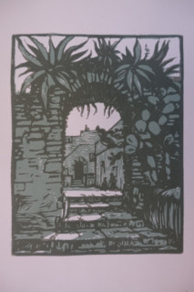 Old Gates. Capri. Italy. Vadim Falileev (1879-1950). 1923.