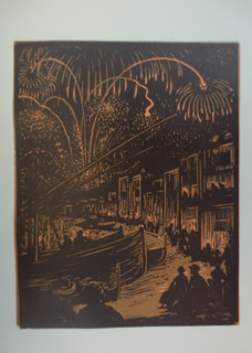 Fishermen's Festival on Capri. Italy. Vadim Falileev (1879-1950). 1923.