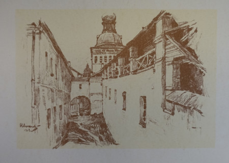 Corner of the Pyatnitskaya Tower. Sergiyev Posad