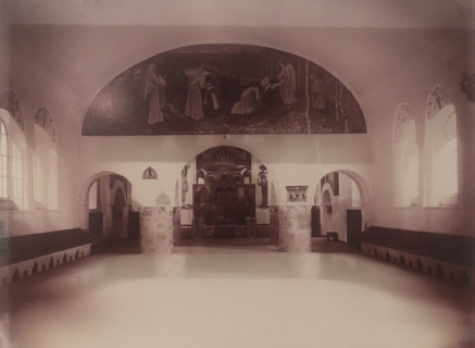 Interior of the refectory of the Church of the Intercession of the Most Holy Theotokos