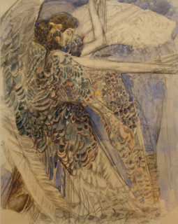 Mikhail Vrubel (1856-1910). Seraphim. 1904-1905.