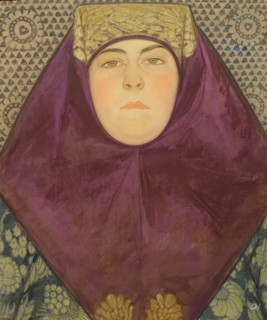 Nikolay Andreev (1873-1932). Portrait of Vera Alekseeva (1889-1953). 1917.