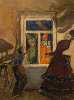 Nikolay Sapunov (1880-1912). Mummers. 1908.