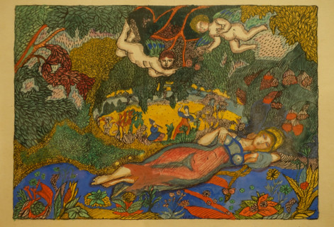 Sergey Sudeykin (1882-1946). Russian Venus. 1907. Watercolor.