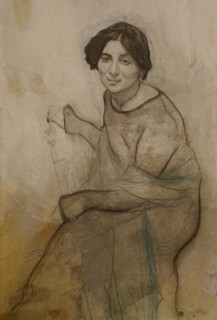 Valentin Serov (1865-1911). Portrait of Wanda Landowska (1879-1959). 1907.