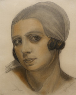 Sergey Sudeykin (1882-1946). Portrait of the actress Vera Sudeykina (1889-1981). 1921.
