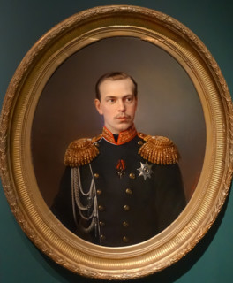 Portrait of Tsarevich Alexander Alexandrovich (future Emperor Alexander III
