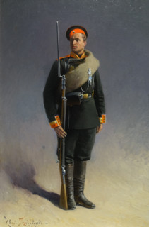 Non-Commissioned Officer of the Life Guards Preobrazhensky Regiment. Illarion Pryanishnikov (1840–1894). Late 1880s.