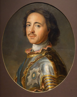 Portrait of Emperor Peter I. By E.E. Saranchov. 1887.