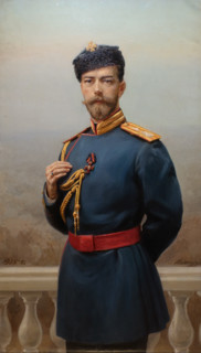 Portrait of Emperor Nicholas II (1868-1918). Heinrich Manizer (1847-1925). 1905.