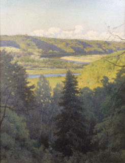 Sigulda. Latvia. Konstantin Yakovlevich Kryzhitsky (1858-1911). Early 20th century.