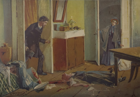 Crime and Punishment by Fedor Dostoevsky'. Nikolai Karazin (1842-1908). 1893.