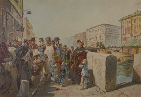 Crime and Punishment by Fedor Dostoevsky'. Nikolai Karazin (1842-1908). 1893.