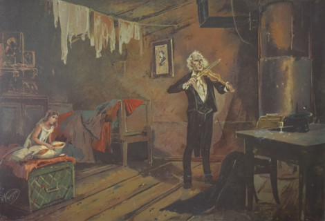 Netochka Nezvanova by Fedor Dostoevsky'. Nikolai Karazin (1842-1908). 1893.