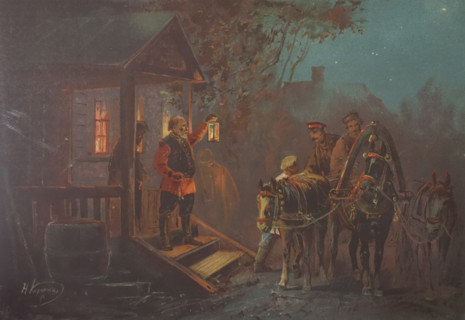 The Brothers Karamazov by Fedor Dostoevsky'. Nikolai Karazin (1842-1908). 1893.