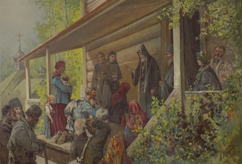The Brothers Karamazov by Fedor Dostoevsky'. Nikolai Karazin (1842-1908). 1893.