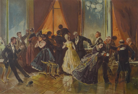 Demons (The Possessed) by Fedor Dostoevsky'. Nikolai Karazin (1842-1908). 1893.